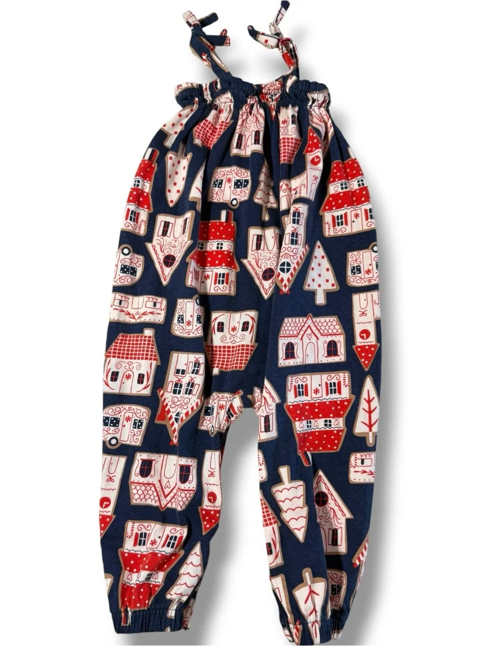 Hanna Andersson Gingerbread House Holiday Romper